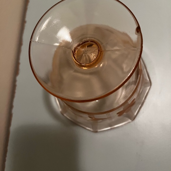 Pink Depression Glass Bowl/Candy Dish - Picture 4 of 4